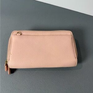 Mundi vegan pebbles leather Blush Pink Women's Wallet